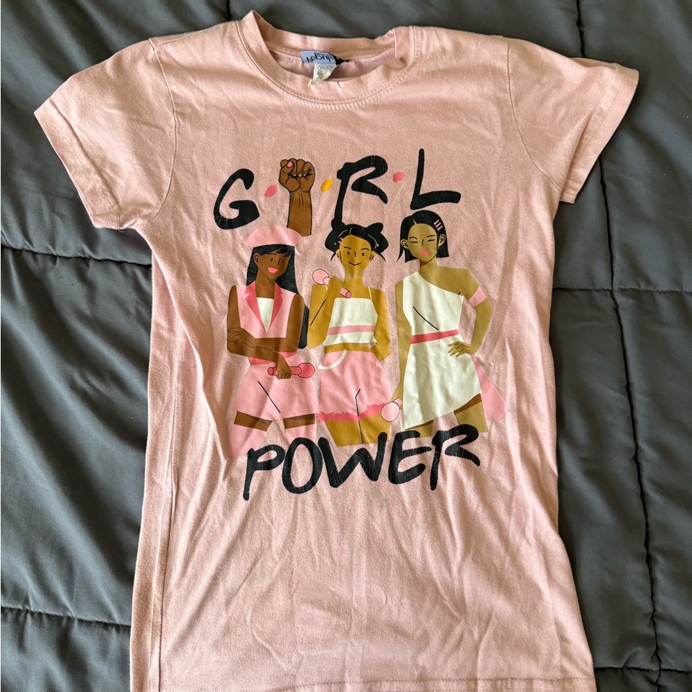Popular Sports T-shirt “Girl Power” Size:14-16